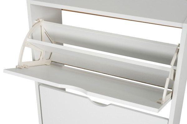 Botník LUNARO 4 bílá