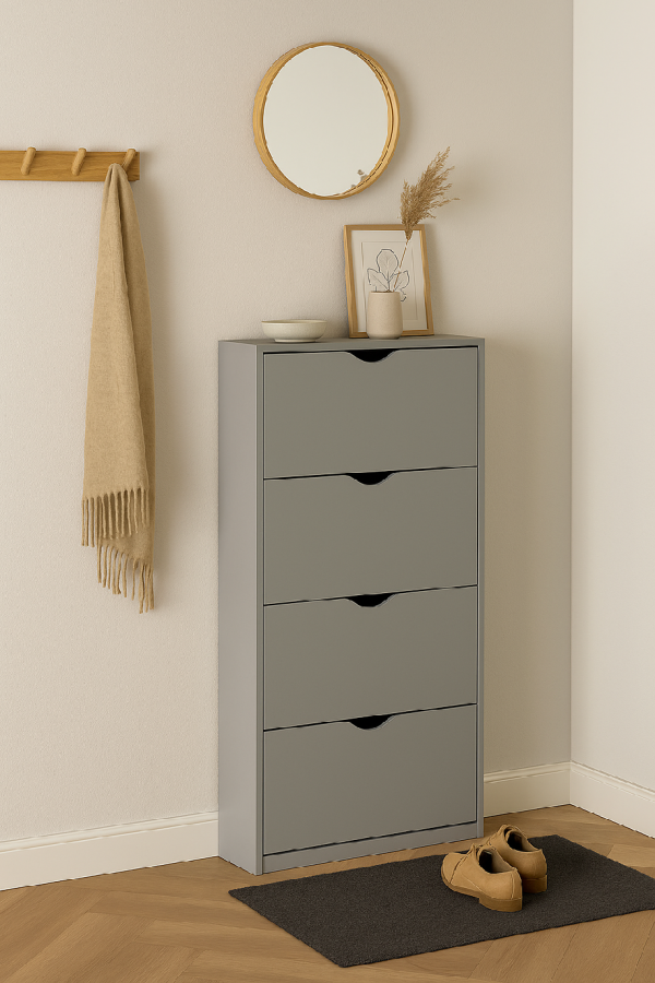 Botník LUNARO 4 šedá