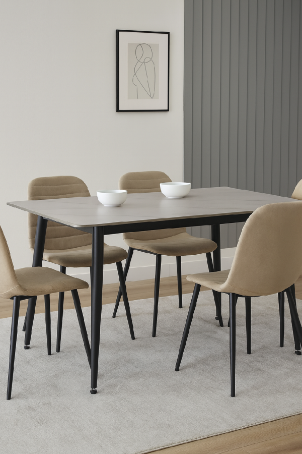 Jídelní stůl CERAMON 120 bílá