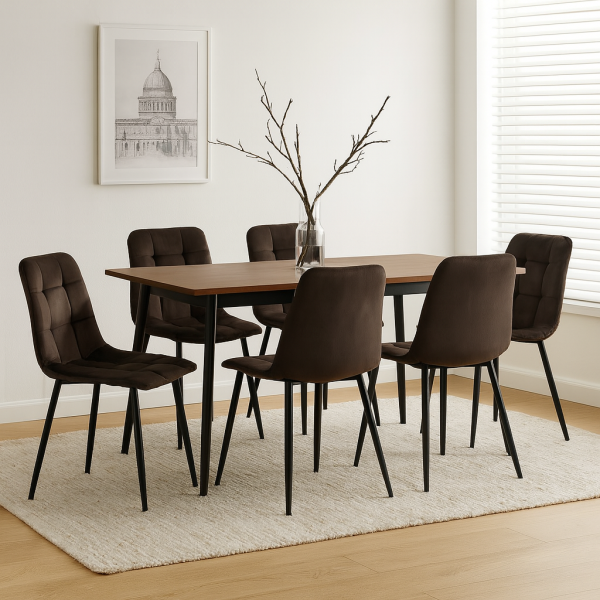 Jídelní židle ARIA hnědá