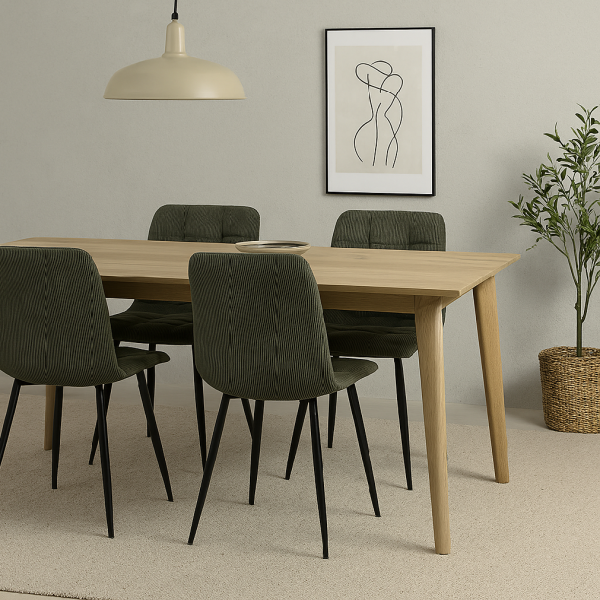 Jídelní židle ARIA zelená