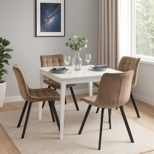 Jídelní židle BELLA béžová