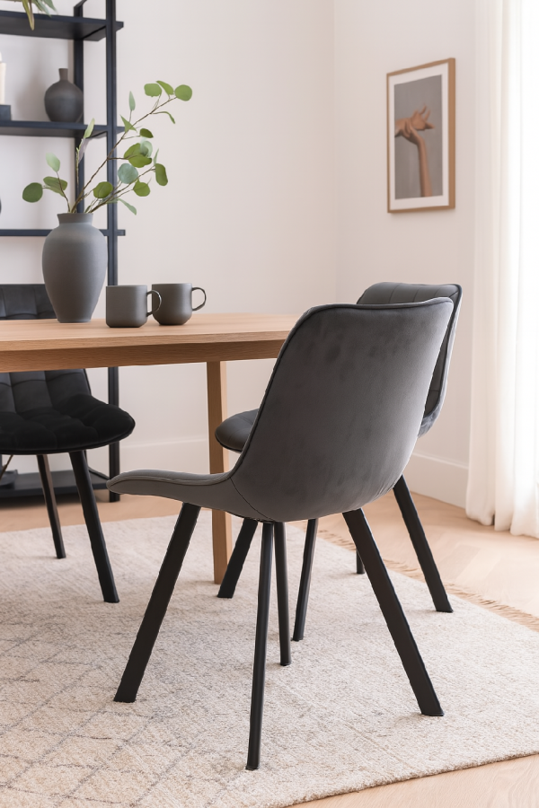Jídelní židle BELLA šedá