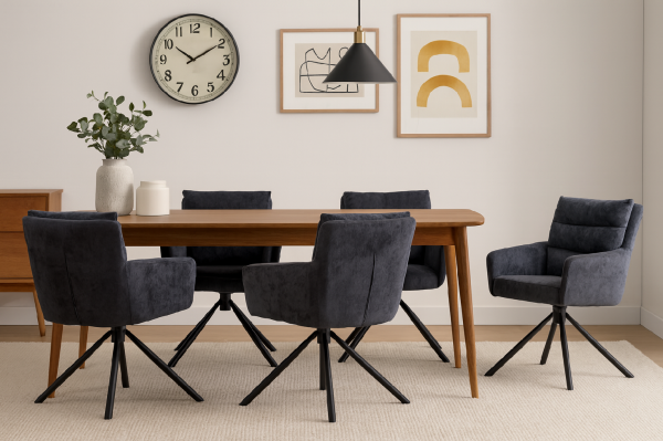 Jídelní židle ENZO tmavě šedá