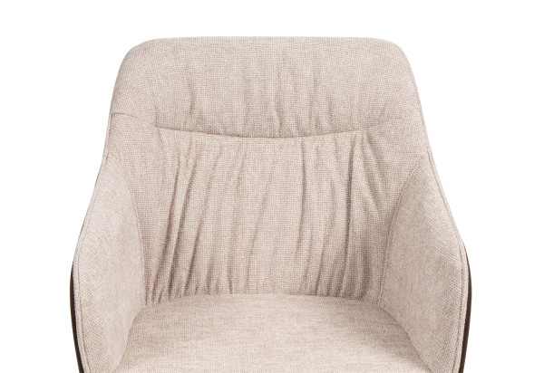 Jídelní židle LOREN hnědá/krémová