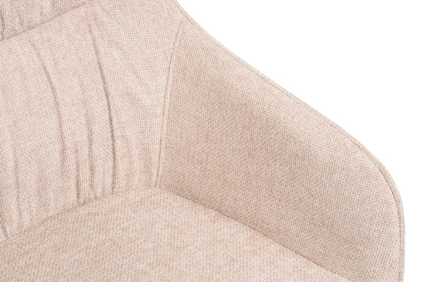 Jídelní židle LOREN hnědá/krémová