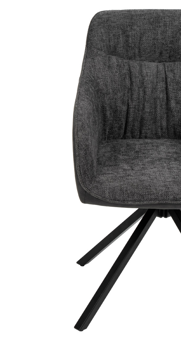 Jídelní židle LOREN tmavě šedá