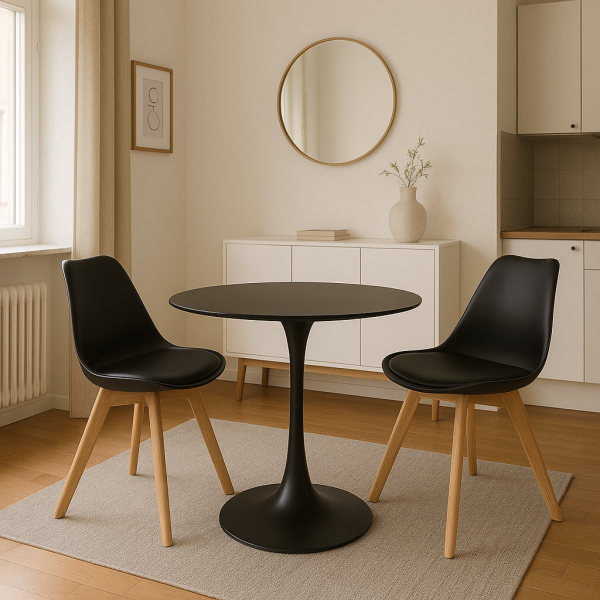 Jídelní židle SCANDINO černá