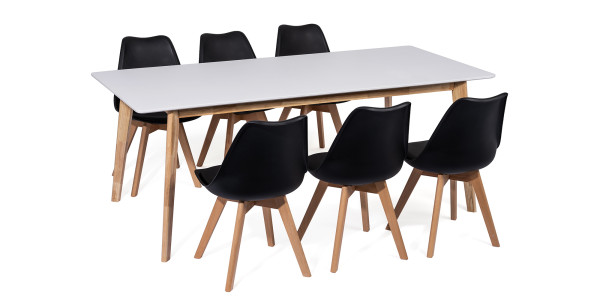 Jídelní židle SCANDINO černá