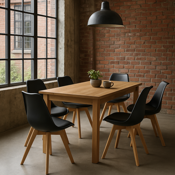 Jídelní židle SCANDINO černá