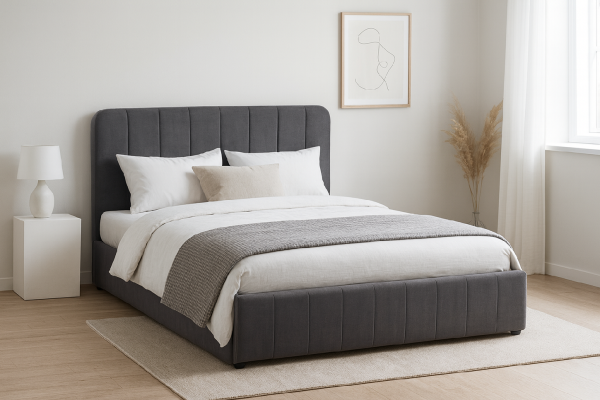 Postel AVENA 140 tm. šedá