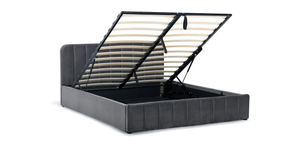 Postel AVENA 160 tm. šedá