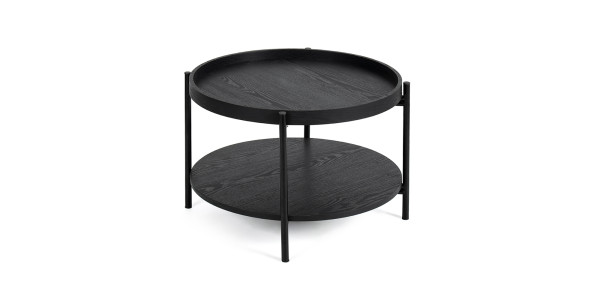 Stolek BIVIO černá