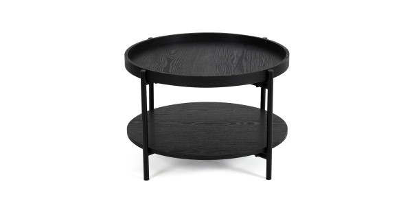 Stolek BIVIO černá