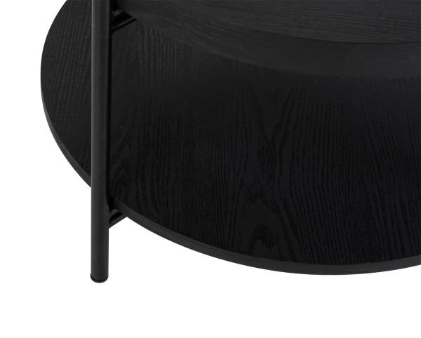 Stolek BIVIO černá