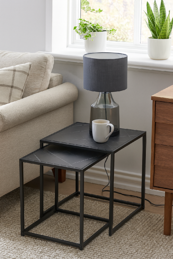 Stolek DUETTA černá