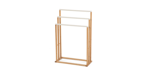 Věšák na ručníky TRENO bílá