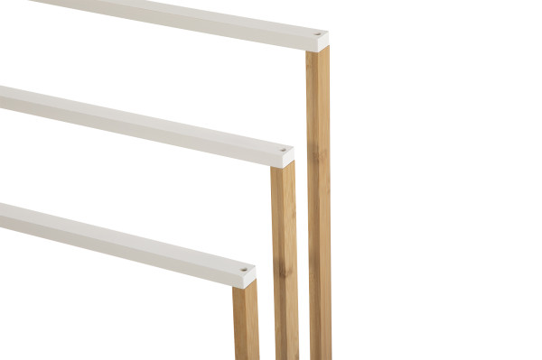 Věšák na ručníky TRENO bílá