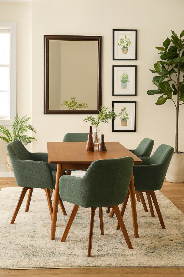 Jídelní židle OLIVIA zelená