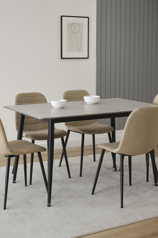 Jídelní stůl CERAMON  140 bílá