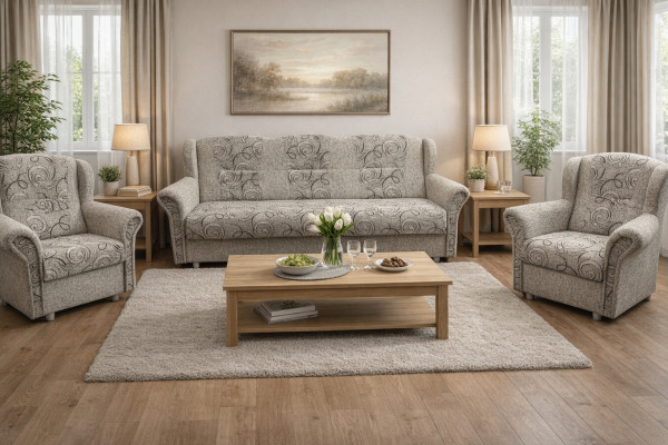 Sedací souprava Agáta MAX 3F+1+1 Rosita 104/koo