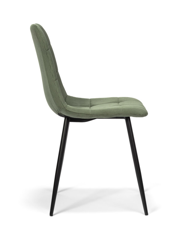 Jídelní stůl CERAMON 120 natural + 4 ks jídelní židle ARIA zelená