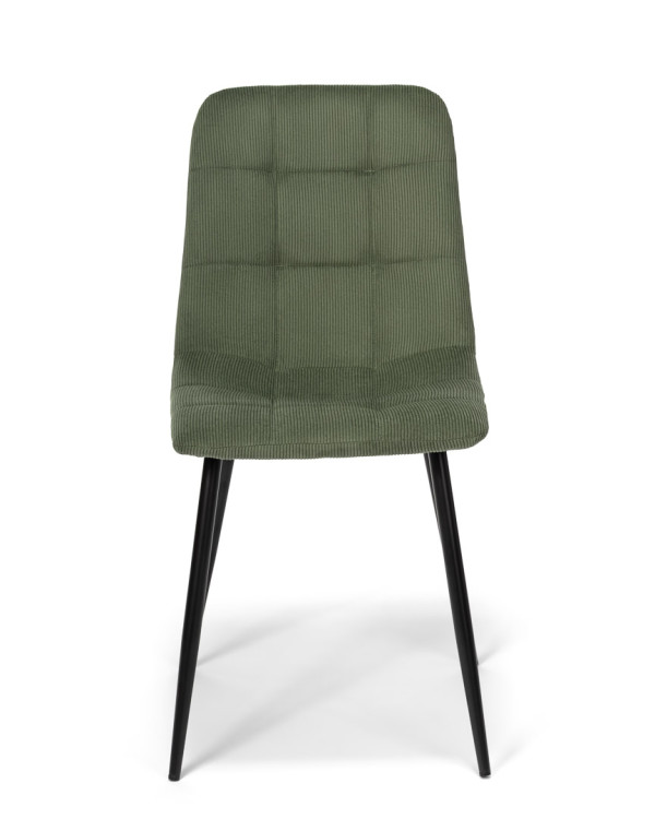 Jídelní stůl CERAMON 120 natural + 4 ks jídelní židle ARIA zelená