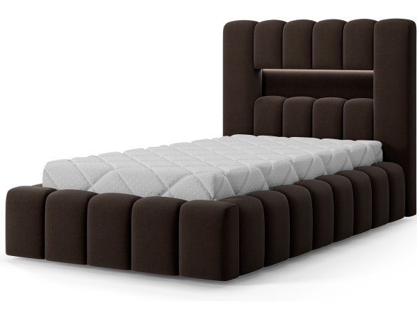 Postel Lamica 90x200 + dřevěný rám/ standardní zvedák/ box na lůžkoviny