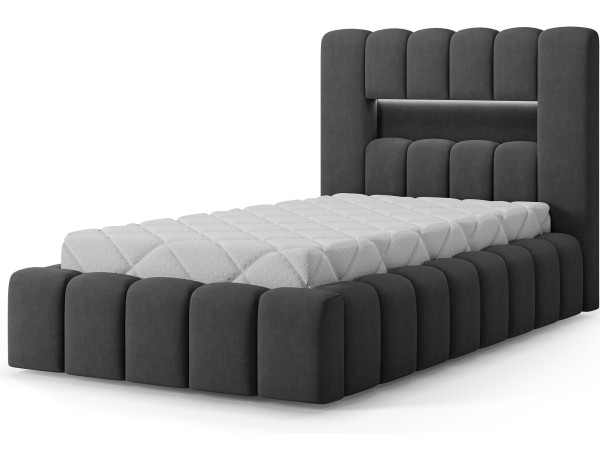 Postel Lamica 90x200 + dřevěný rám/ standardní zvedák/ box na lůžkoviny
