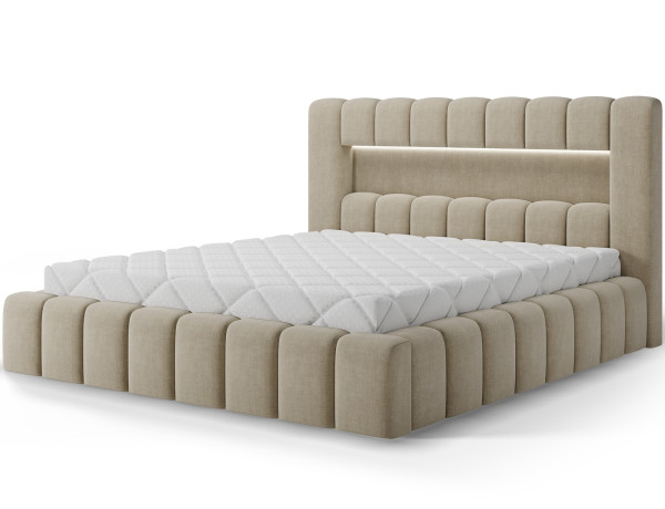 Postel Lamica 140x200 + dřevěný rám/ standardní zvedák/ box na lůžkoviny