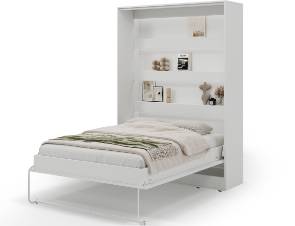 Devesto Vertical Wall Bed 140 White LED