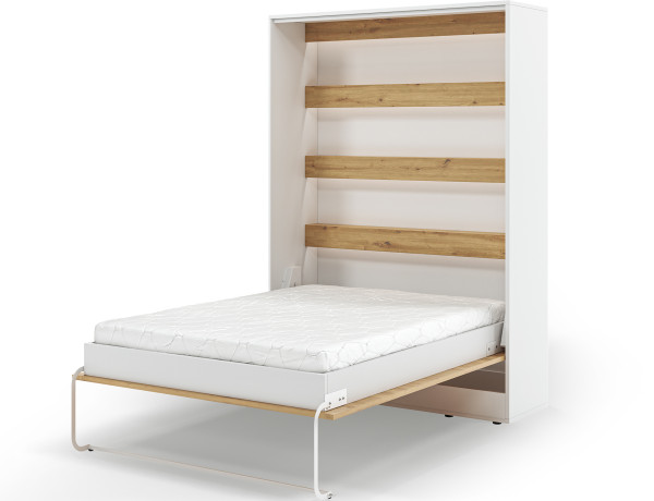 Devesto Vertical Wall Bed 140 Artisan Eiche LED