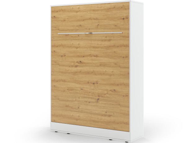 Devesto Vertical Wall Bed 140 Artisan Eiche LED