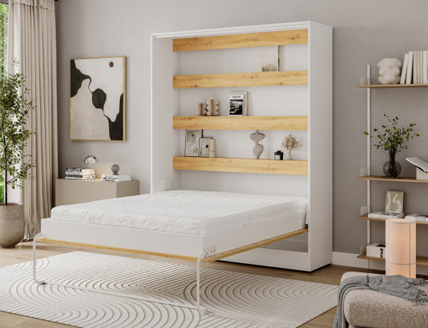 Devesto Vertical Wall Bed 160 Artisan Eiche