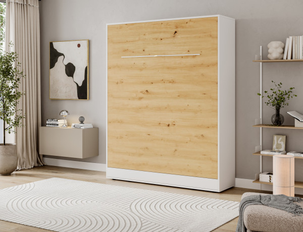Devesto Vertical Wall Bed 160 Artisan Eiche