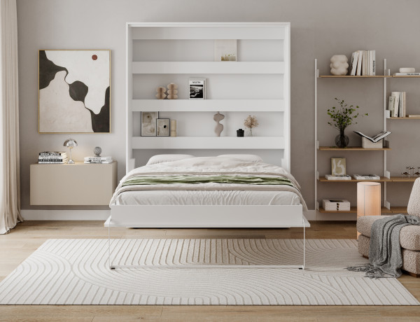 Devesto Vertical Wall Bed 160 White