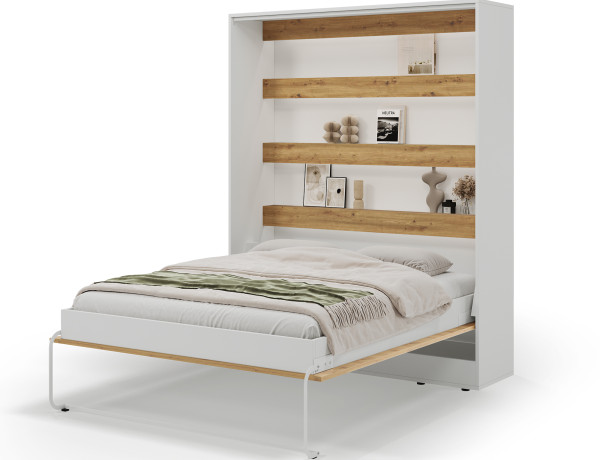Devesto Vertical Wall Bed 160 Artisan Eiche LED