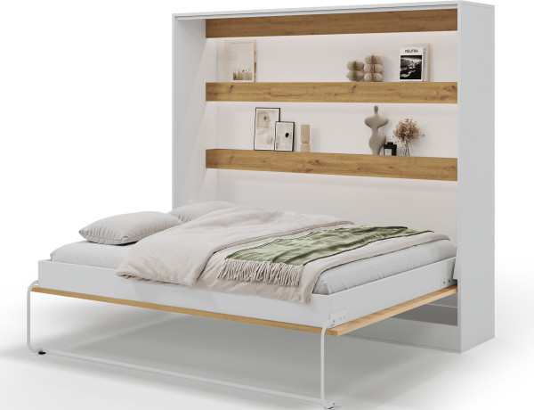 Devesto Horizontal Wall Bed 160 Artisan Eiche LED