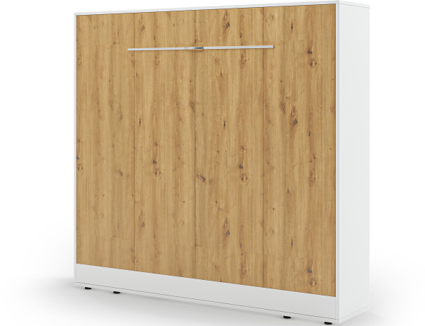 Devesto Horizontal Wall Bed 160 Artisan Eiche LED