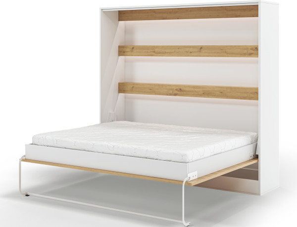 Devesto Horizontal Wall Bed 160 Artisan Eiche LED