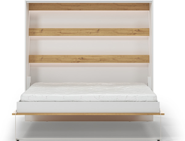 Devesto Horizontal Wall Bed 160 Artisan Eiche LED