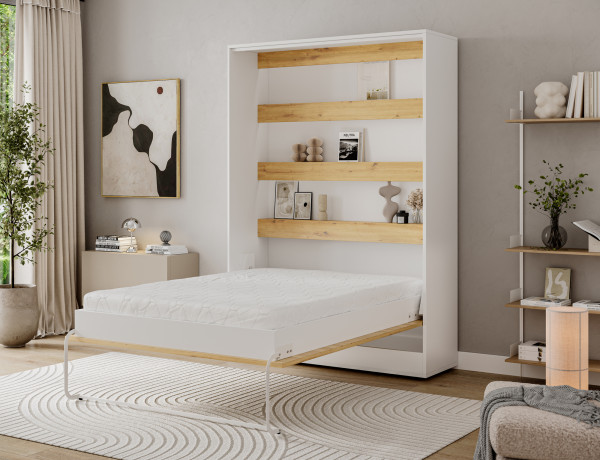 Devesto Vertical Wall Bed 140 Artisan Eiche