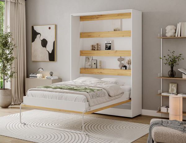 Devesto Vertical Wall Bed 140 Artisan Eiche