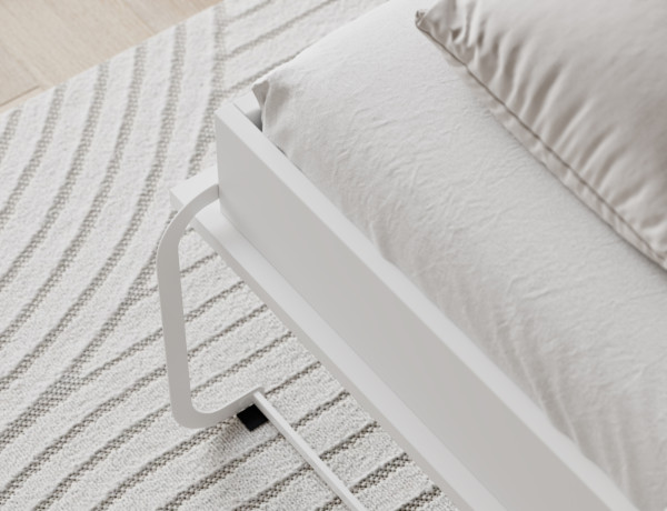 Devesto Vertical Wall Bed 140 White