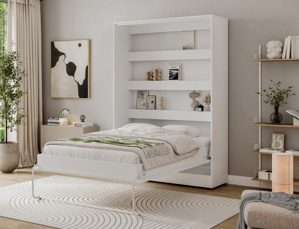 Devesto Vertical Wall Bed 140 White