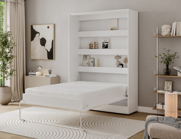 Devesto Vertical Wall Bed 140 White