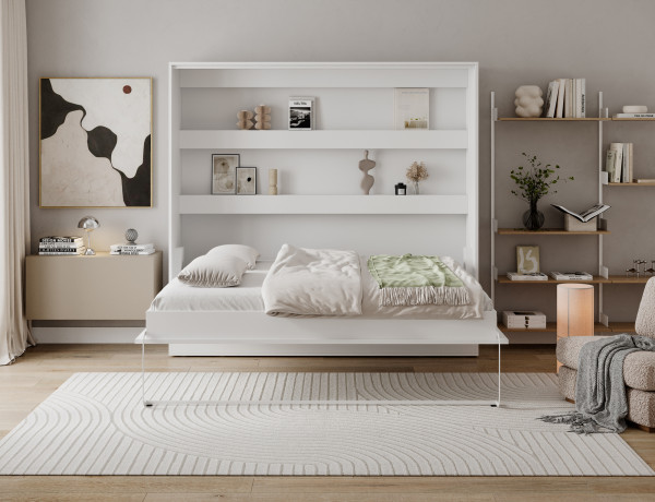 Devesto Horizontal Wall Bed 160 White