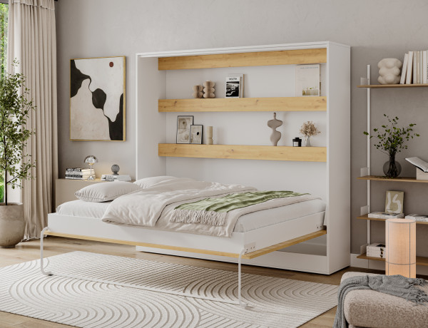 Devesto Horizontal Wall Bed 160 Artisan Eiche