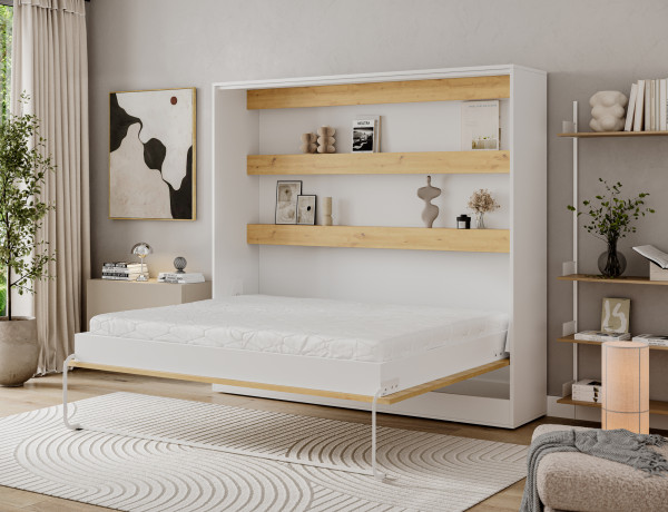 Devesto Horizontal Wall Bed 160 Artisan Eiche