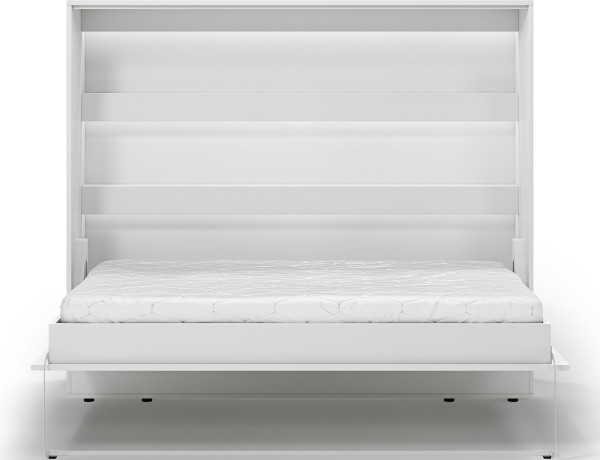 Devesto Horizontal Wall Bed 140 White LED